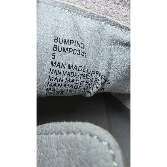 Steve Madden Bumping White High-Top Sneakers Red Laces & Leopard Accent Size 5 - Picture 7 of 8